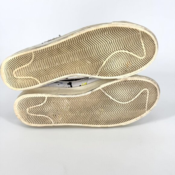 Nike Blazer Mid '77 "Paint Splatter" Men's Sneakers White DC7331-100 Sz 11 - Picture 7 of 9